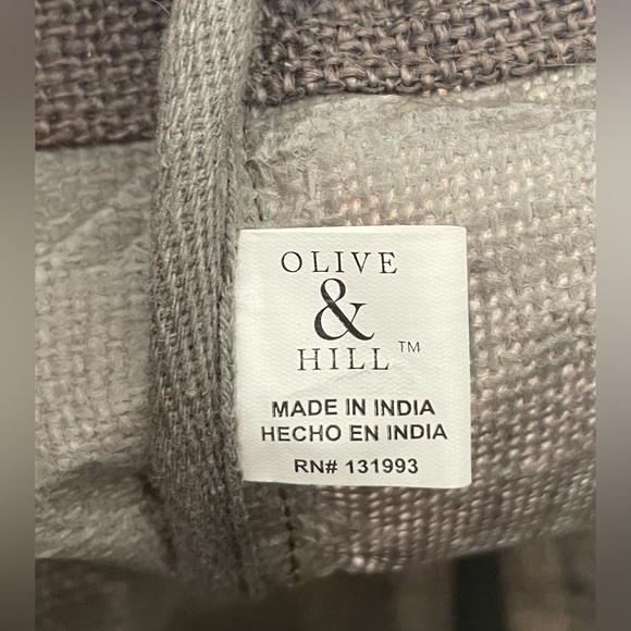 Olive & Hill Large sequin “Happy Everything” 100% Jute Tote. - Picture 4 of 16